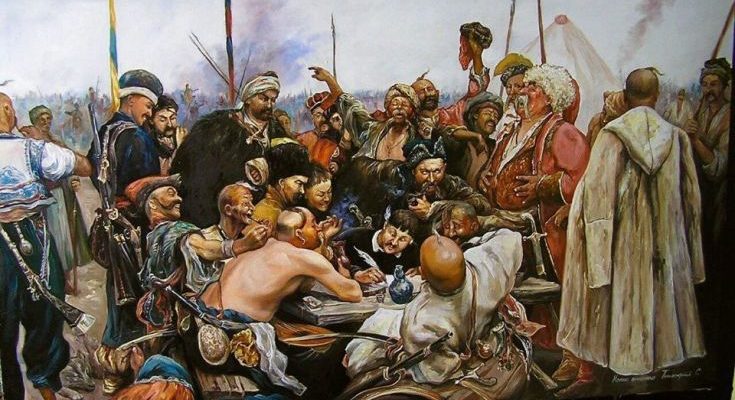 Козаки пишуть листа турецькому султану