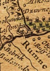 Боплан, мапа Роменської фортеці