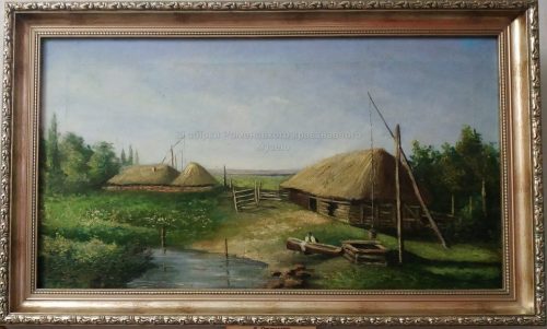 Хутірський пейзаж. Полотно, олія.